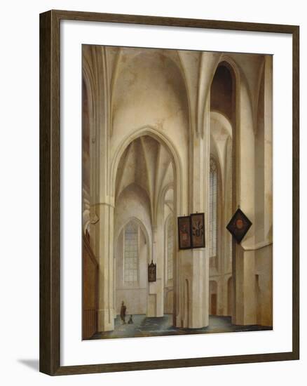 Innenansicht Der St.Jakobs-Kirche in Utrecht, 1642-Pieter Jansz Saenredam-Framed Giclee Print