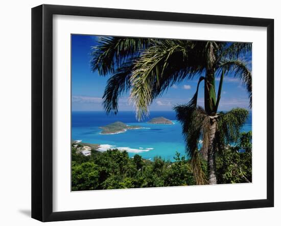 Inner and Outer Brass Islands, St. Thomas-null-Framed Photographic Print