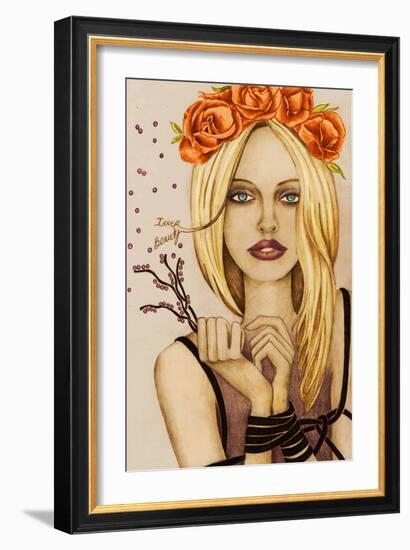 Inner Beauty-Jami Goddess-Framed Art Print