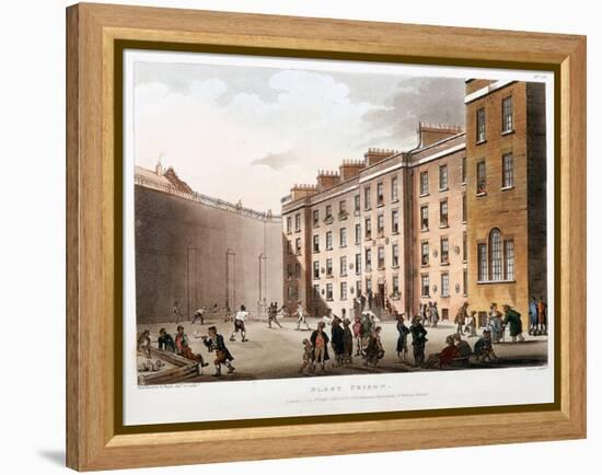 Inner Court, Fleet Prison, London, 1808-1811-Thomas Rowlandson-Framed Premier Image Canvas