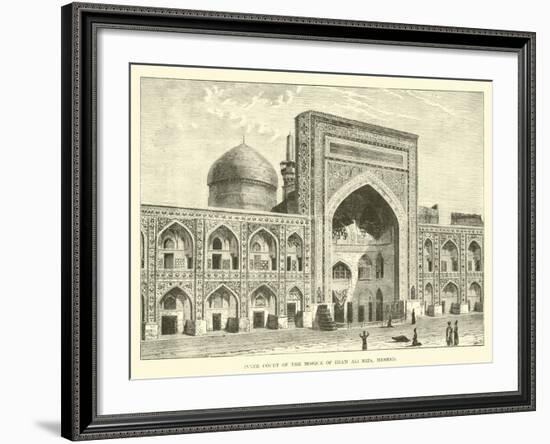 Inner Court of the Mosque of Imam Ali Riza, Meshed-null-Framed Giclee Print