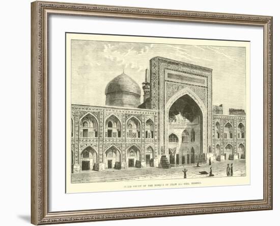 Inner Court of the Mosque of Imam Ali Riza, Meshed-null-Framed Giclee Print