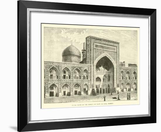 Inner Court of the Mosque of Imam Ali Riza, Meshed-null-Framed Giclee Print