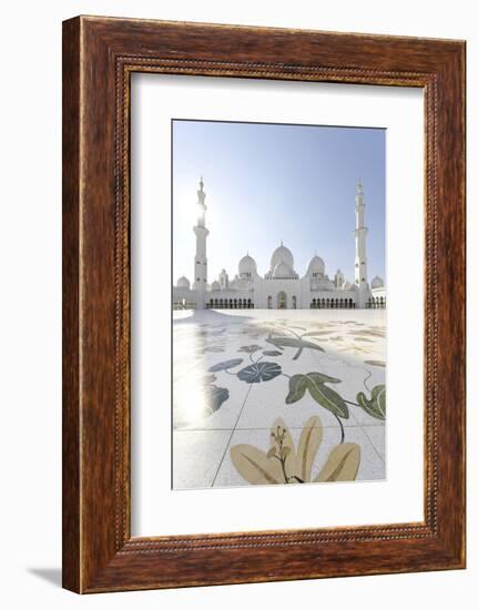 Inner Courtyard, Sheikh Zayed Bin Sultan Al Nahyan Moschee, Al Maqtaa-Axel Schmies-Framed Photographic Print