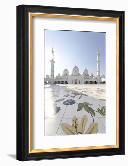 Inner Courtyard, Sheikh Zayed Bin Sultan Al Nahyan Moschee, Al Maqtaa-Axel Schmies-Framed Photographic Print