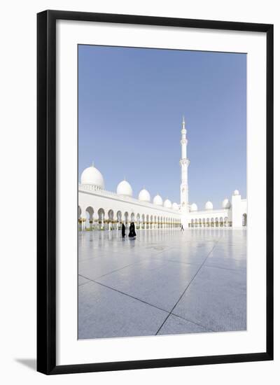 Inner Courtyard, Sheikh Zayed Bin Sultan Al Nahyan Mosque, Al Maqtaa-Axel Schmies-Framed Photographic Print