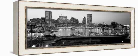 Inner Harbor, Baltimore, Maryland, USA-null-Framed Premier Image Canvas