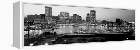 Inner Harbor, Baltimore, Maryland, USA-null-Framed Premier Image Canvas