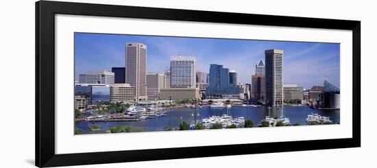 Inner Harbor Federal Hill Skyline Baltimore, MD-null-Framed Photographic Print