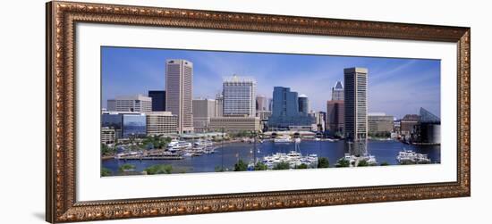 Inner Harbor Federal Hill Skyline Baltimore, MD-null-Framed Photographic Print