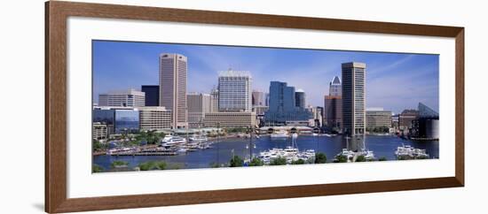 Inner Harbor Federal Hill Skyline Baltimore, MD-null-Framed Photographic Print