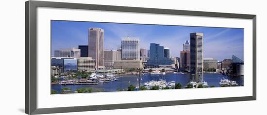 Inner Harbor Federal Hill Skyline Baltimore, MD-null-Framed Photographic Print