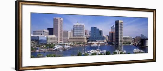 Inner Harbor Federal Hill Skyline Baltimore, MD-null-Framed Photographic Print