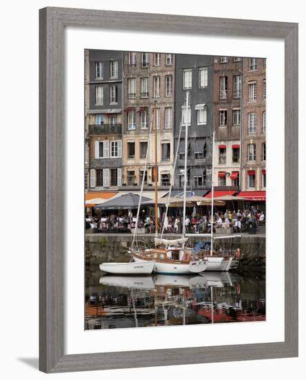Inner Harbour, Honfleur, Normandy, France, Europe-Nick Servian-Framed Photographic Print