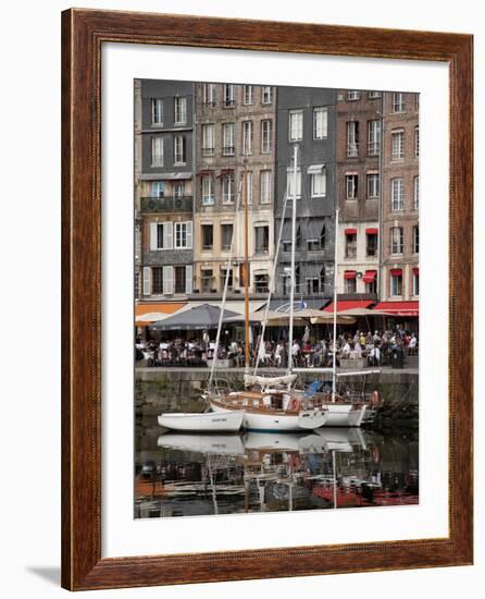 Inner Harbour, Honfleur, Normandy, France, Europe-Nick Servian-Framed Photographic Print