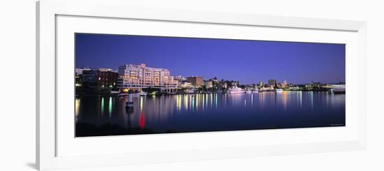 Inner Harbour, Victoria, British Columbia, Canada-Walter Bibikow-Framed Photographic Print