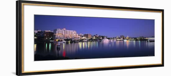 Inner Harbour, Victoria, British Columbia, Canada-Walter Bibikow-Framed Photographic Print