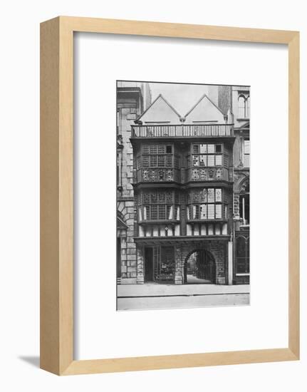 Inner Temple Gate House, City of London, c1900 (1911)-Unknown-Framed Photographic Print