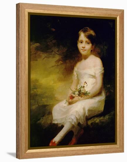 Innocence, portrait of Nancy Graham-Henry Raeburn-Framed Premier Image Canvas