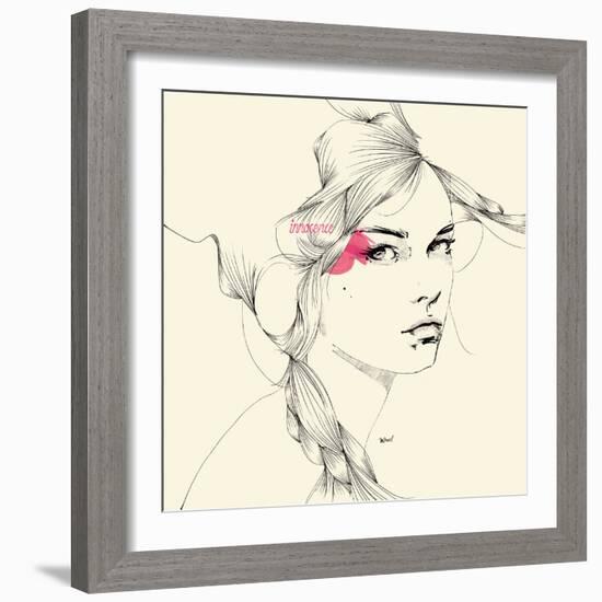 Innocence-Manuel Rebollo-Framed Art Print