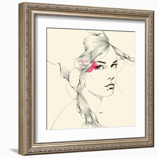 Innocence-Manuel Rebollo-Framed Art Print