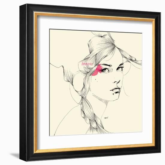 Innocence-Manuel Rebollo-Framed Art Print