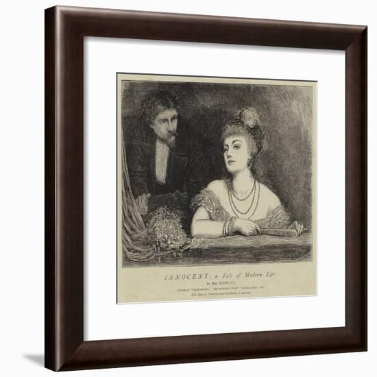 Innocent, a Tale of Modern Life-null-Framed Giclee Print