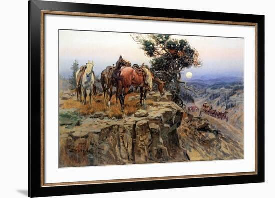 Innocent Allies-Charles Marion Russell-Framed Art Print