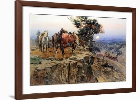 Innocent Allies-Charles Marion Russell-Framed Art Print