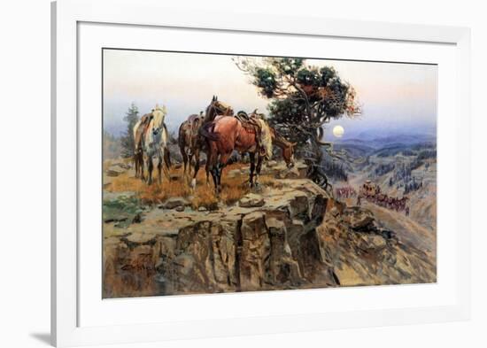 Innocent Allies-Charles Marion Russell-Framed Art Print