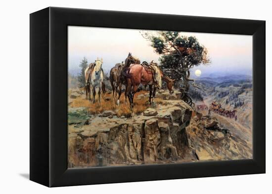 Innocent Allies-Charles Marion Russell-Framed Stretched Canvas