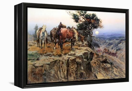 Innocent Allies-Charles Marion Russell-Framed Stretched Canvas