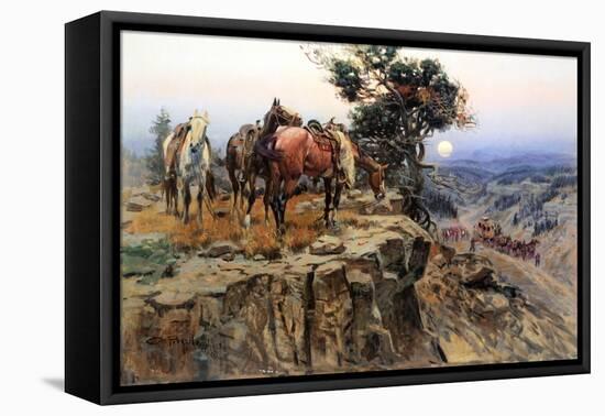 Innocent Allies-Charles Marion Russell-Framed Stretched Canvas