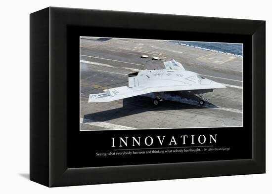 Innovation: Inspirational Quote and Motivational Poster-null-Framed Premier Image Canvas