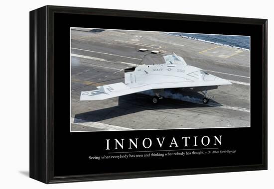 Innovation: Inspirational Quote and Motivational Poster-null-Framed Premier Image Canvas