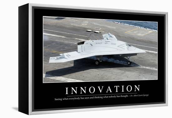 Innovation: Inspirational Quote and Motivational Poster-null-Framed Premier Image Canvas