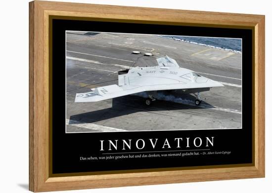 Innovation: Motivationsposter Mit Inspirierendem Zitat-null-Framed Premier Image Canvas