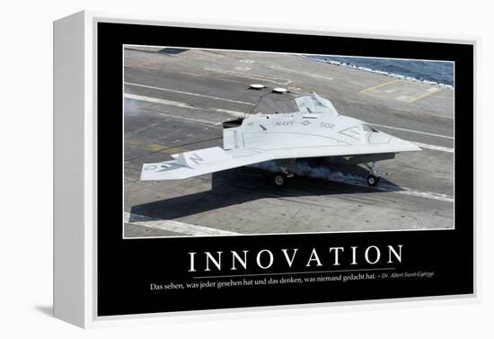 Innovation: Motivationsposter Mit Inspirierendem Zitat-null-Framed Premier Image Canvas