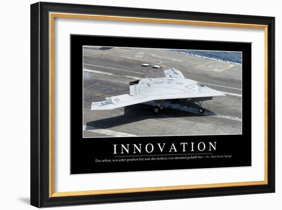 Innovation: Motivationsposter Mit Inspirierendem Zitat-null-Framed Photographic Print
