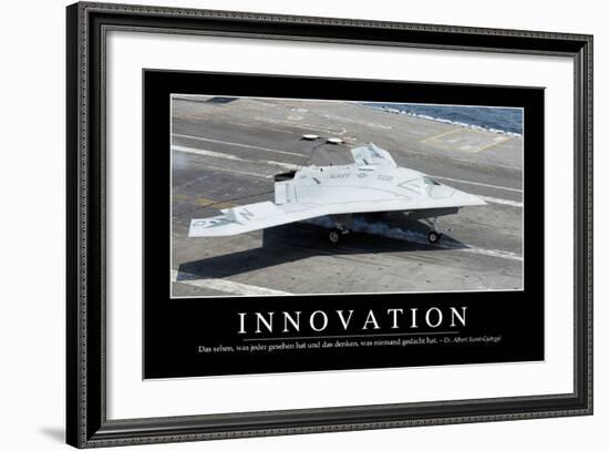 Innovation: Motivationsposter Mit Inspirierendem Zitat-null-Framed Photographic Print