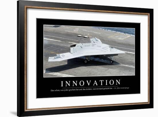 Innovation: Motivationsposter Mit Inspirierendem Zitat-null-Framed Photographic Print