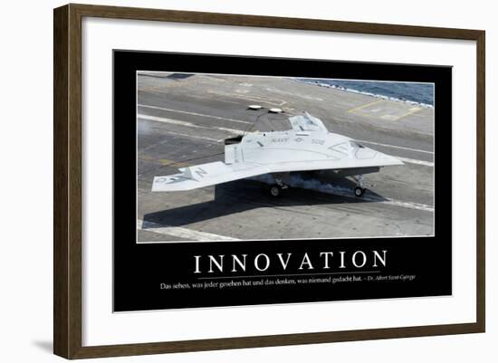 Innovation: Motivationsposter Mit Inspirierendem Zitat-null-Framed Photographic Print