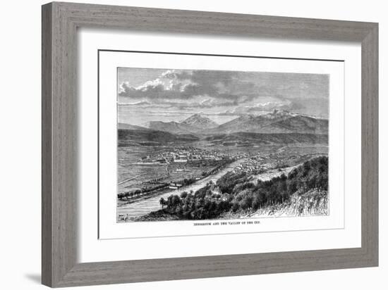 Innsbruck and the Valley of the River Inn, Austria, 1879-C Laplante-Framed Giclee Print