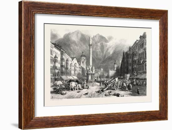 Innsbruck, Tyrol, Austria, 19th Century-null-Framed Giclee Print