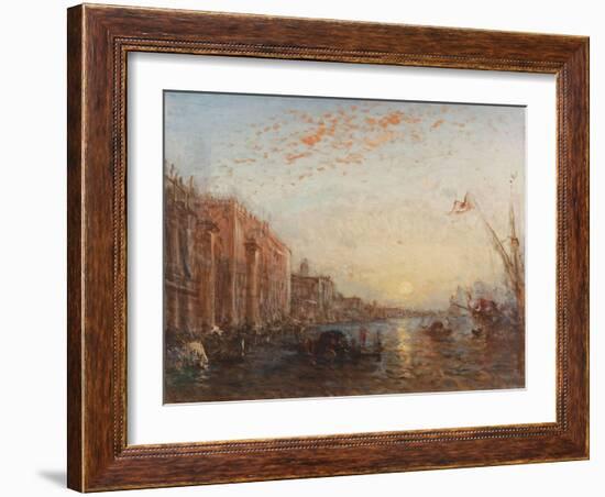 Inondation à Venise-Felix Ziem-Framed Giclee Print