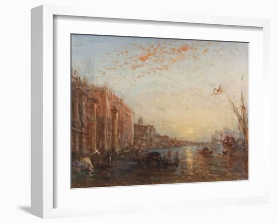 Inondation à Venise-Felix Ziem-Framed Giclee Print