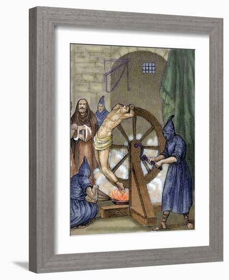 Inquisition. Instrument of Torture, Wheel of Fortune-Prisma Archivo-Framed Photographic Print