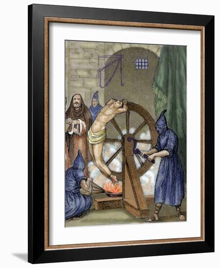 Inquisition. Instrument of Torture, Wheel of Fortune-Prisma Archivo-Framed Photographic Print