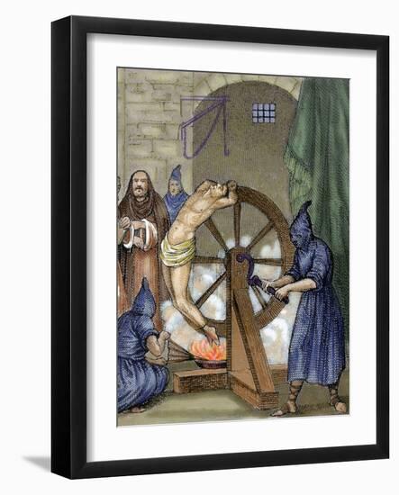 Inquisition. Instrument of Torture, Wheel of Fortune-Prisma Archivo-Framed Photographic Print