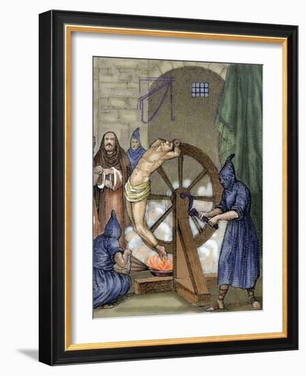 Inquisition. Instrument of Torture, Wheel of Fortune-Prisma Archivo-Framed Photographic Print